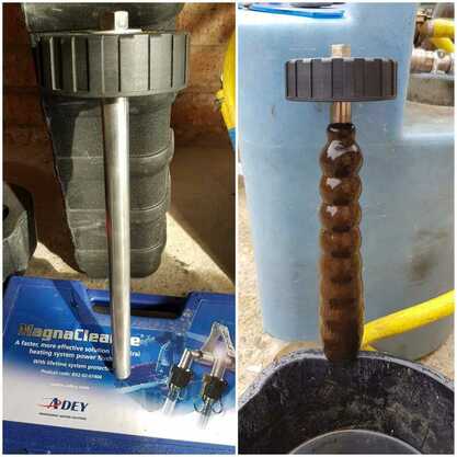 Magnacleanse - before and after